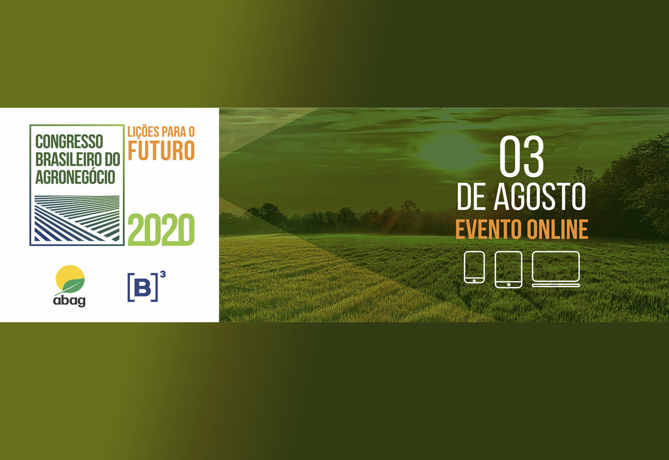 Sustentabilidade, tecnologia e segurança alimentar em foco no Congresso Brasileiro do Agronegócio