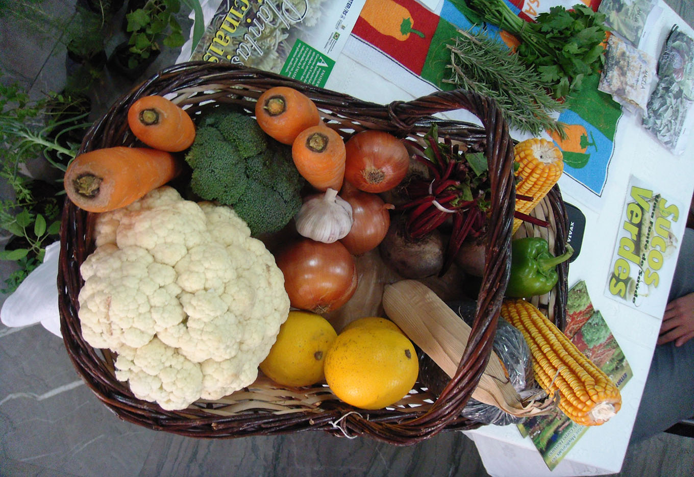 Hortaliças e Flores