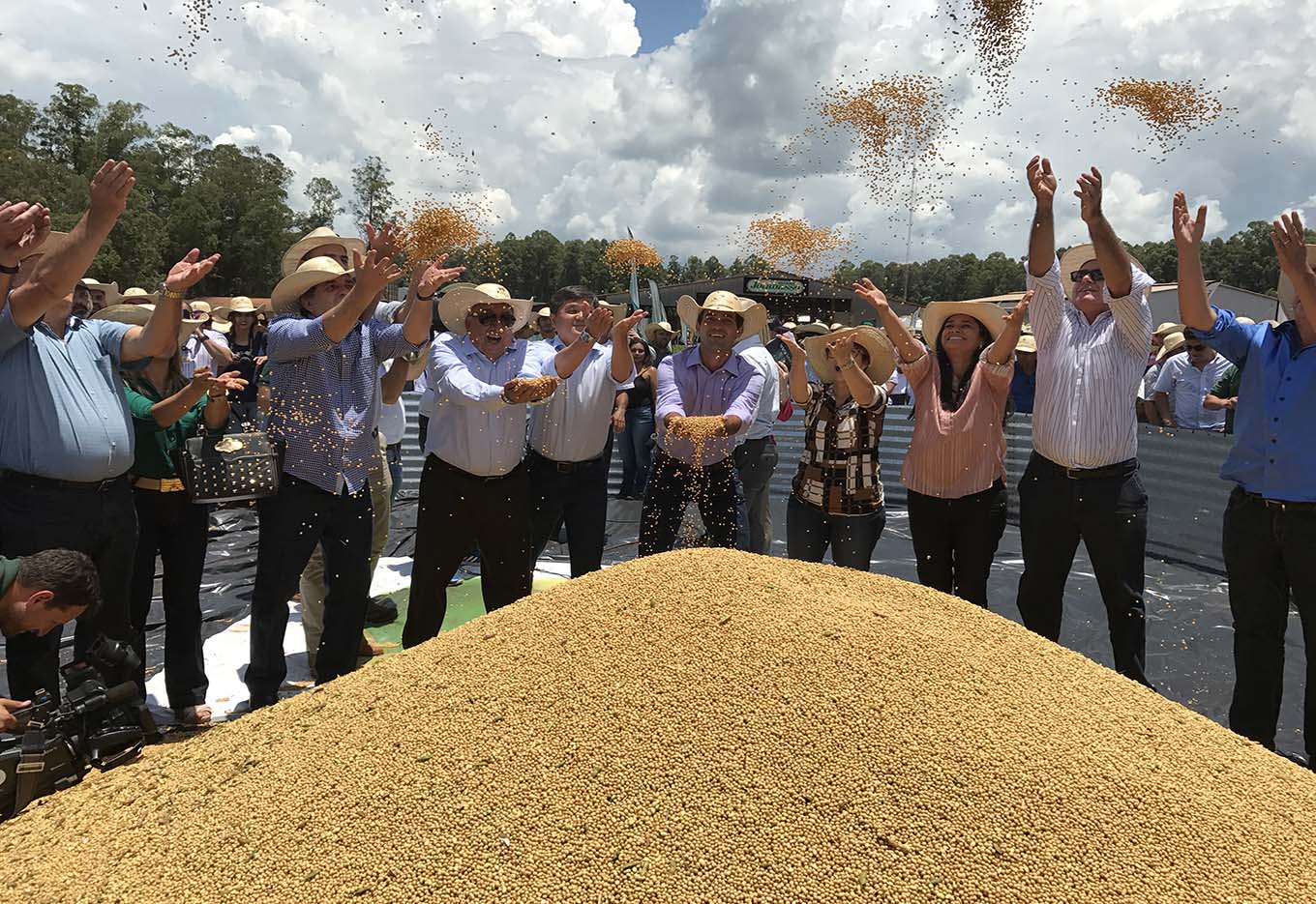 Abertura nacional da colheita de soja