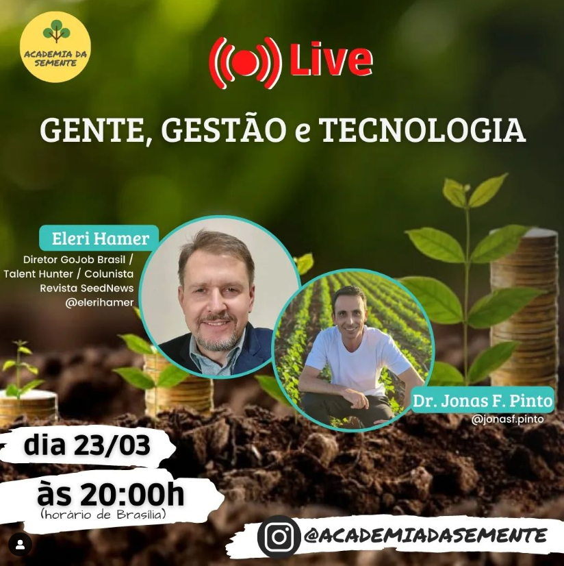 Gestão de pessoas é tema de live do perfil Academia da Semente Gestão de pessoas é tema de live do perfil Academia da Semente