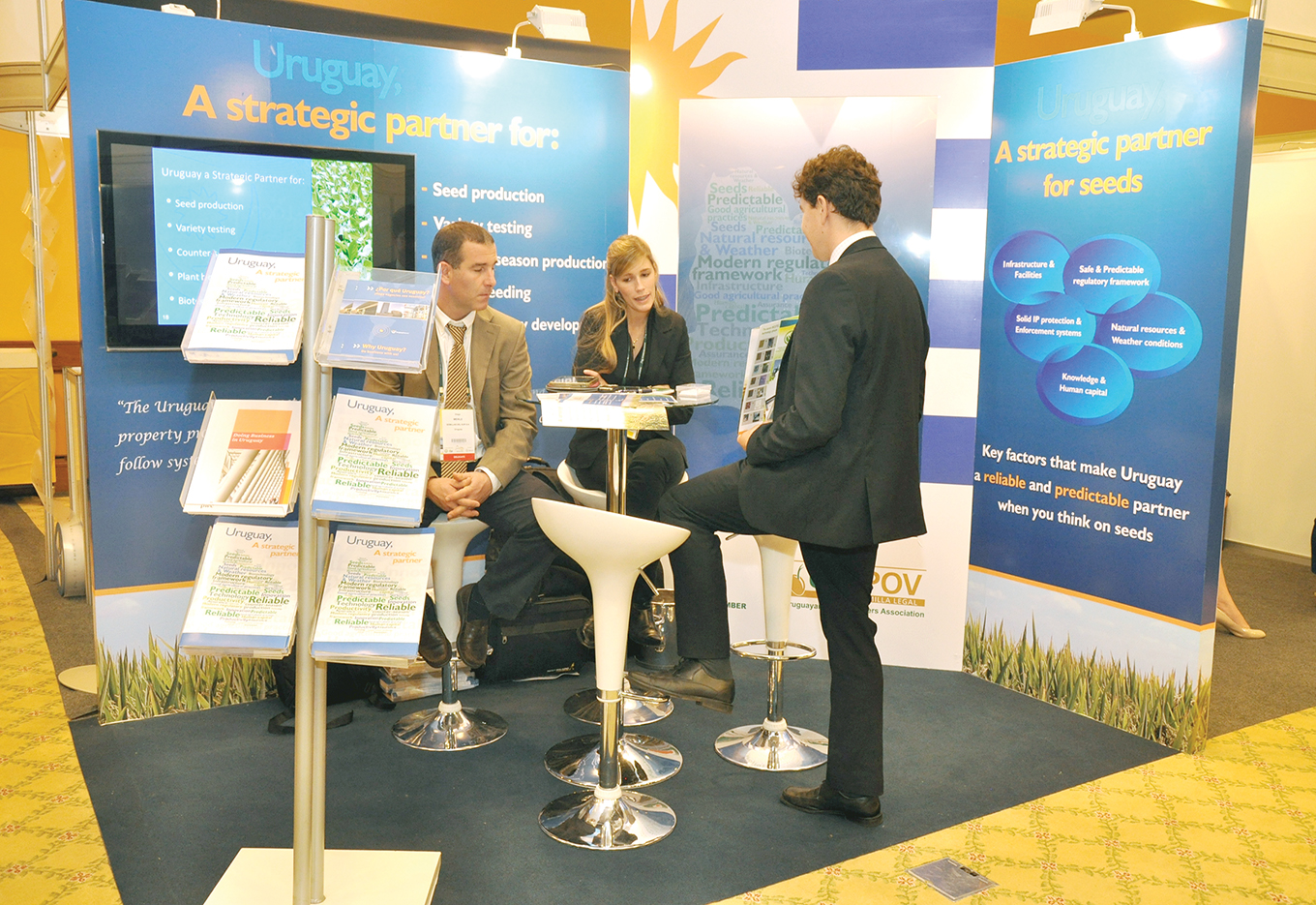 O negócio de sementes  no Uruguai