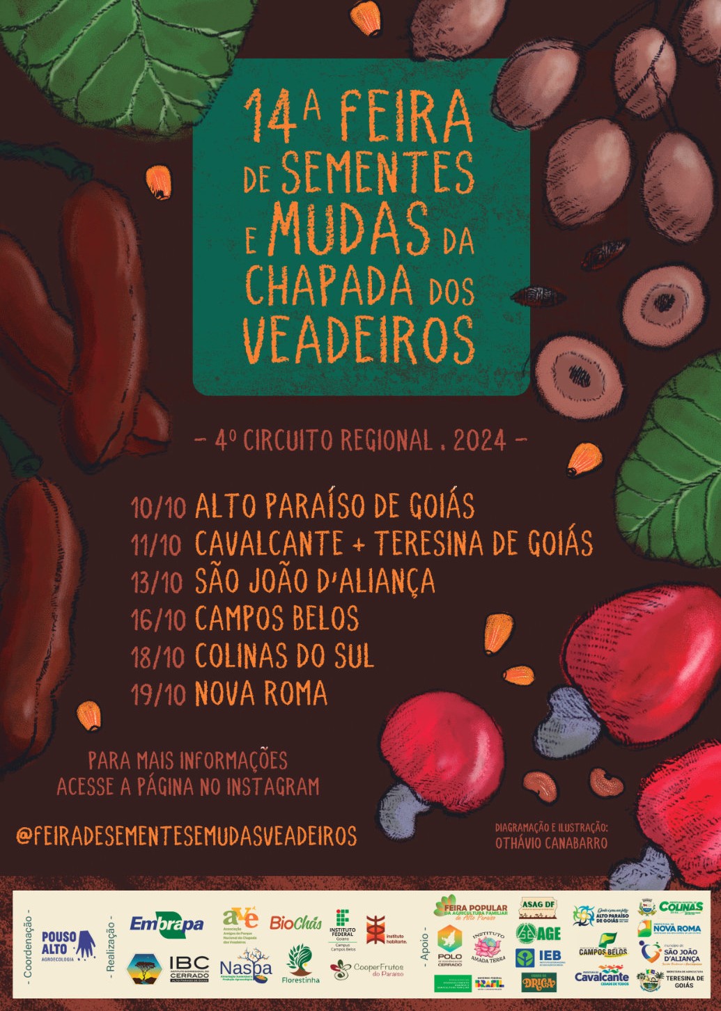 Chapada dos Veadeiros terá Feira de Sementes e Mudas